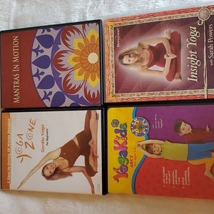 Yoga DVD's Bundle of 4